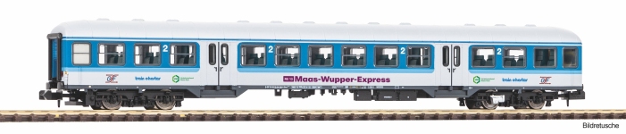 PIKO 40654 - N - N-Personenwagen 2. Kl. Maas-Wupper-Express, GFF, Ep. VI